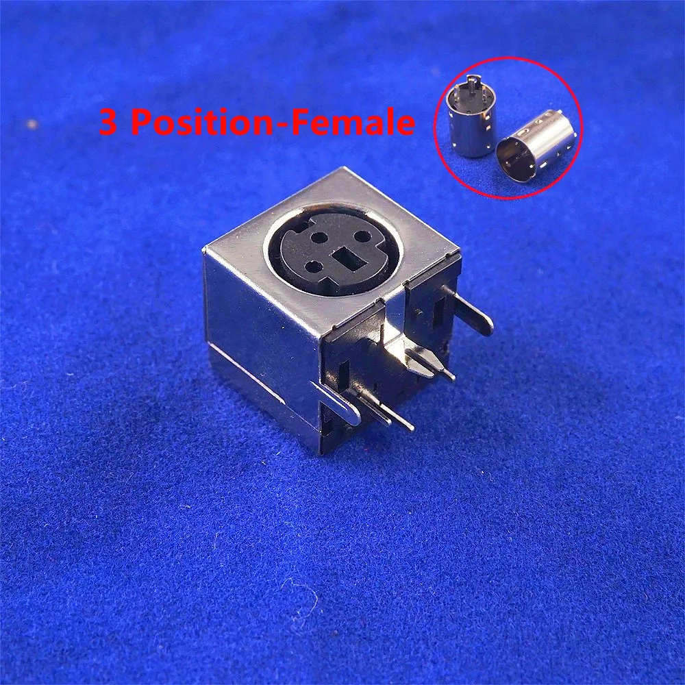 Mini Din 3 4 5 6 7 8 9 Pin Female Circular Receptacle Power Sockets 2