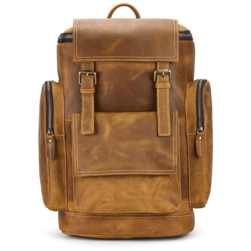 Large Premium Leather Backpack