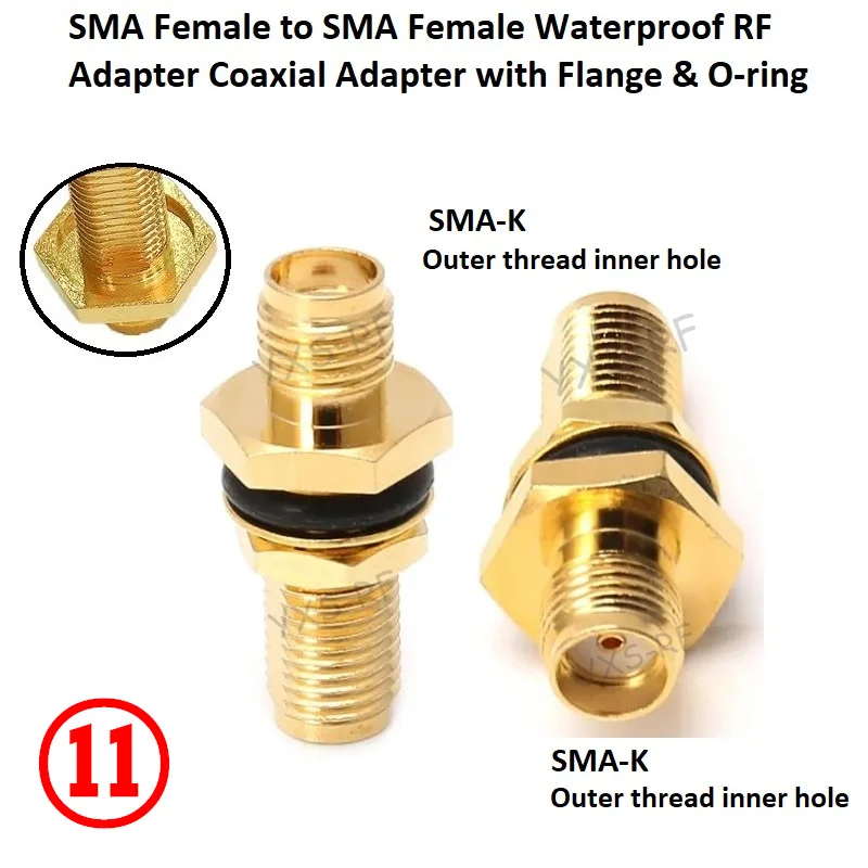 SMA to SMA Adapter Female to Male Straight RF Coaxial Adapter