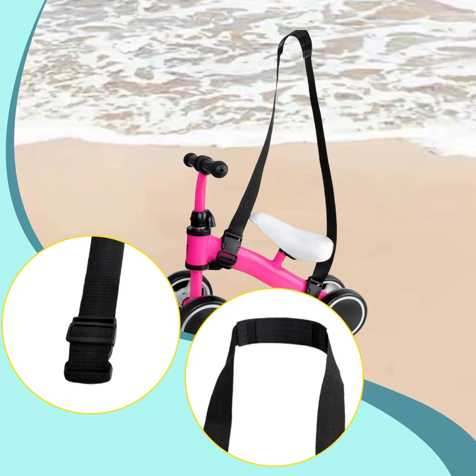 Scooter Shoulder Strap Convenient Portable Anti Slip Beach Chair Carry Strap Multipurpose Carrying Strap for Picnic Outdoor