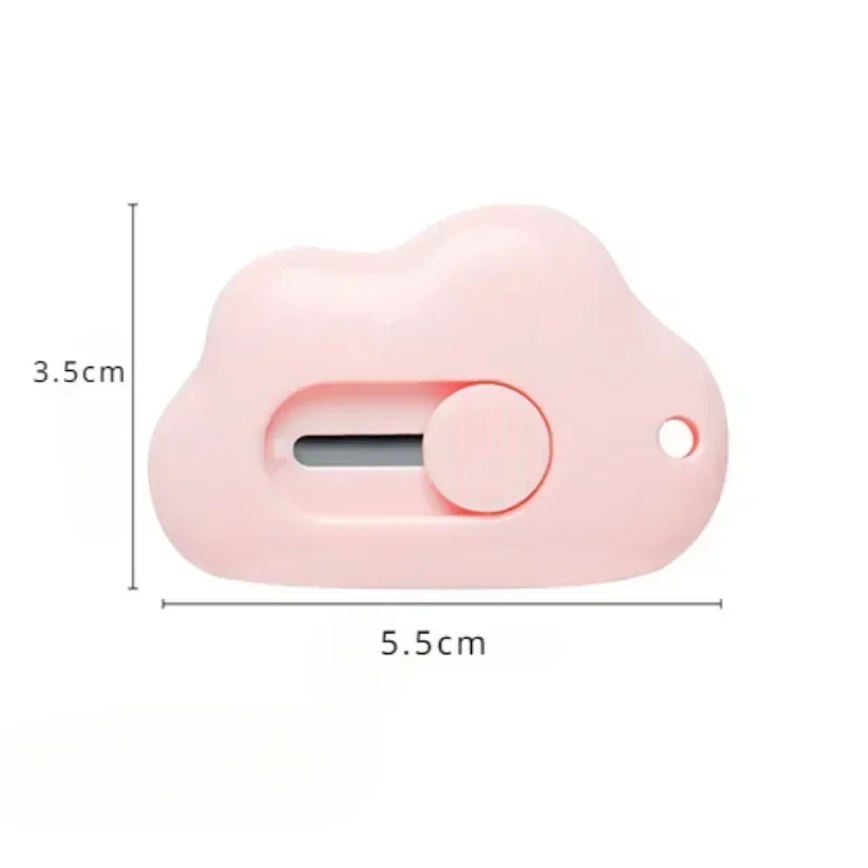 Mini Cloud Kawaii Utility Knife Portable Unpack Express Paper Cutter Student School Office Stationery Cutting Supplies - 6