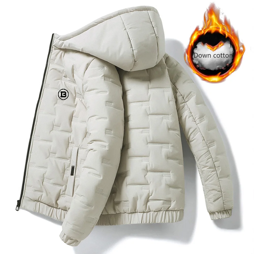 Fashion Thick Men Cotton Warm Jacket