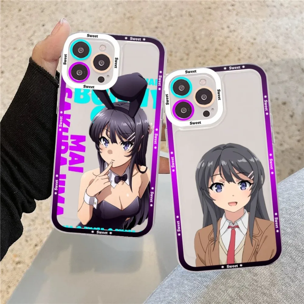 

Mai Sakurajima Phone Case For Samsung S 20 S 21 S 22 S 23 lite plus ultra Mobile Cover