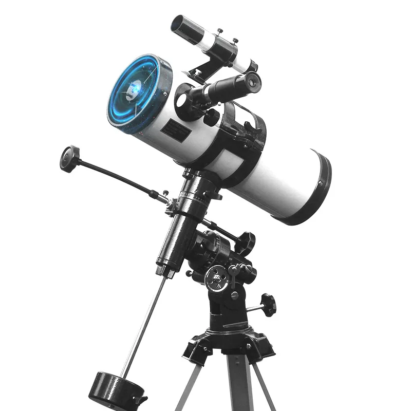 Telescopio Astronomico Riflettore Apertura 114Mm Telescopio Astronomico Telescopio Ottico Ad Alta Potenza Orologio Sky Focale 1000Mm