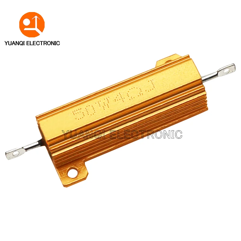 50W 100W Aluminum Power Metal Shell Case Wirewound Resistor 0.01R ~ 100K 1 4 6 7 8 10 20 200 500 1K 3.3K 10K ohm resistance RX24 image_1