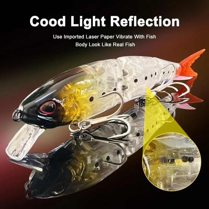 Multi Jointed bait 21g 14cm Flash Swimbait Wobblers JerkBait Minnow Fishing Lures Artificial Hard Bait Bass Pike Fishing Tackle