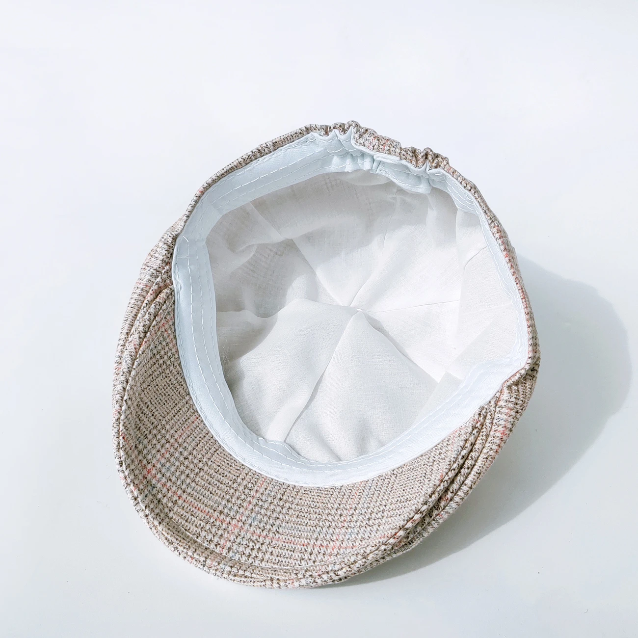 Newborn High quality Hat Berets Baby Boys Elastic Hats Cotton Lattice Cute Dress Accessories Fashion Kids 1-4 YCaps Casual Cap