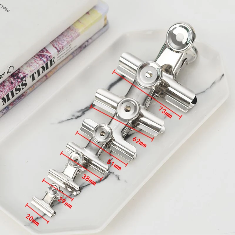 Set 132 Clip Fermacarte Metalliche - 15/25/41 Mm Per Ufficio, Casa E Scuola - Foto 6