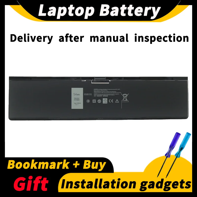 

Аккумулятор для ноутбука Dell Latitude E7420 E7440 E7450 3rnfd 34GKR V8XN3 G95J5 0909H5 7,4 В 54WH/6986 мАч