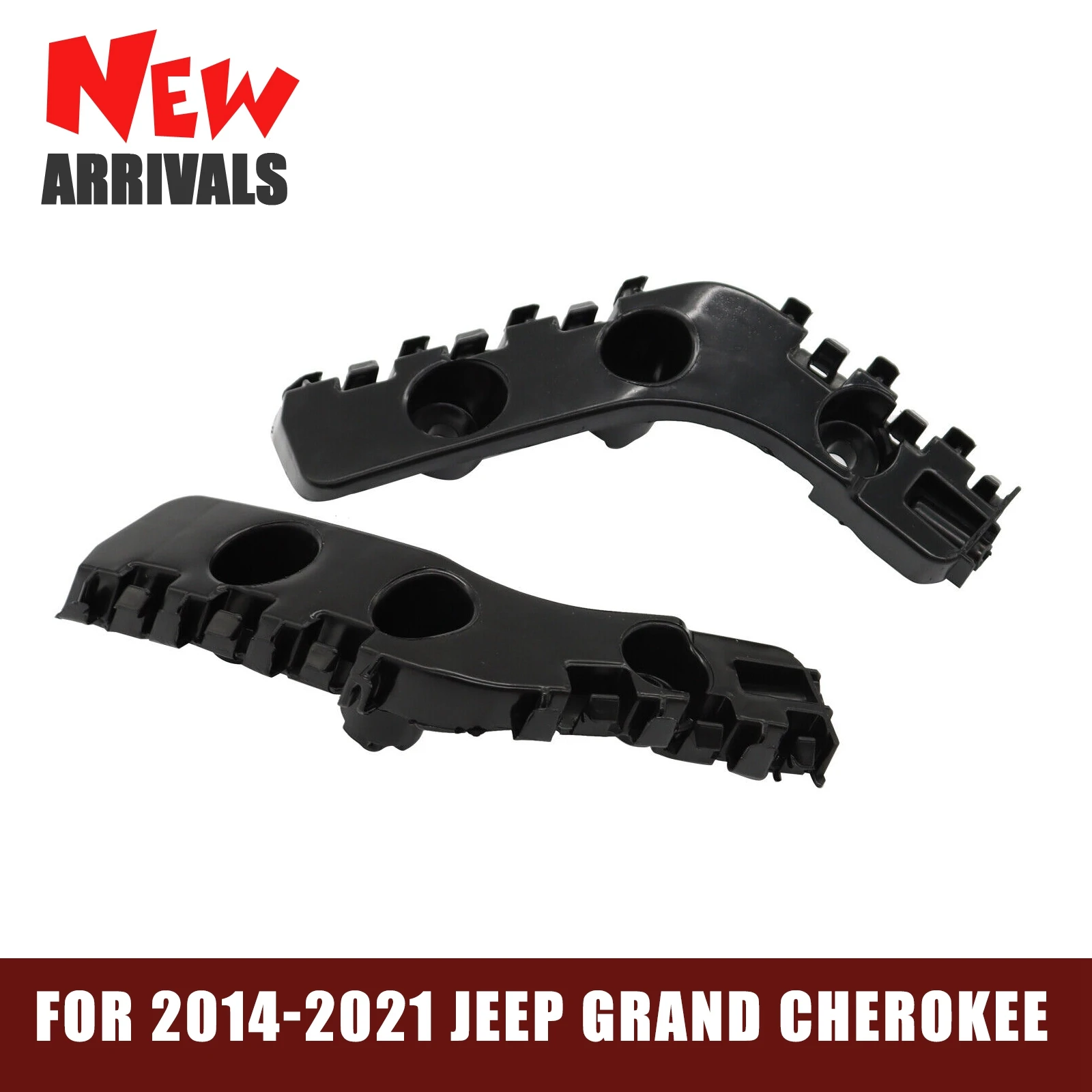 2pcs Bumper Brackets Left Right Front Fit For 2014 2021 Jeep Grand