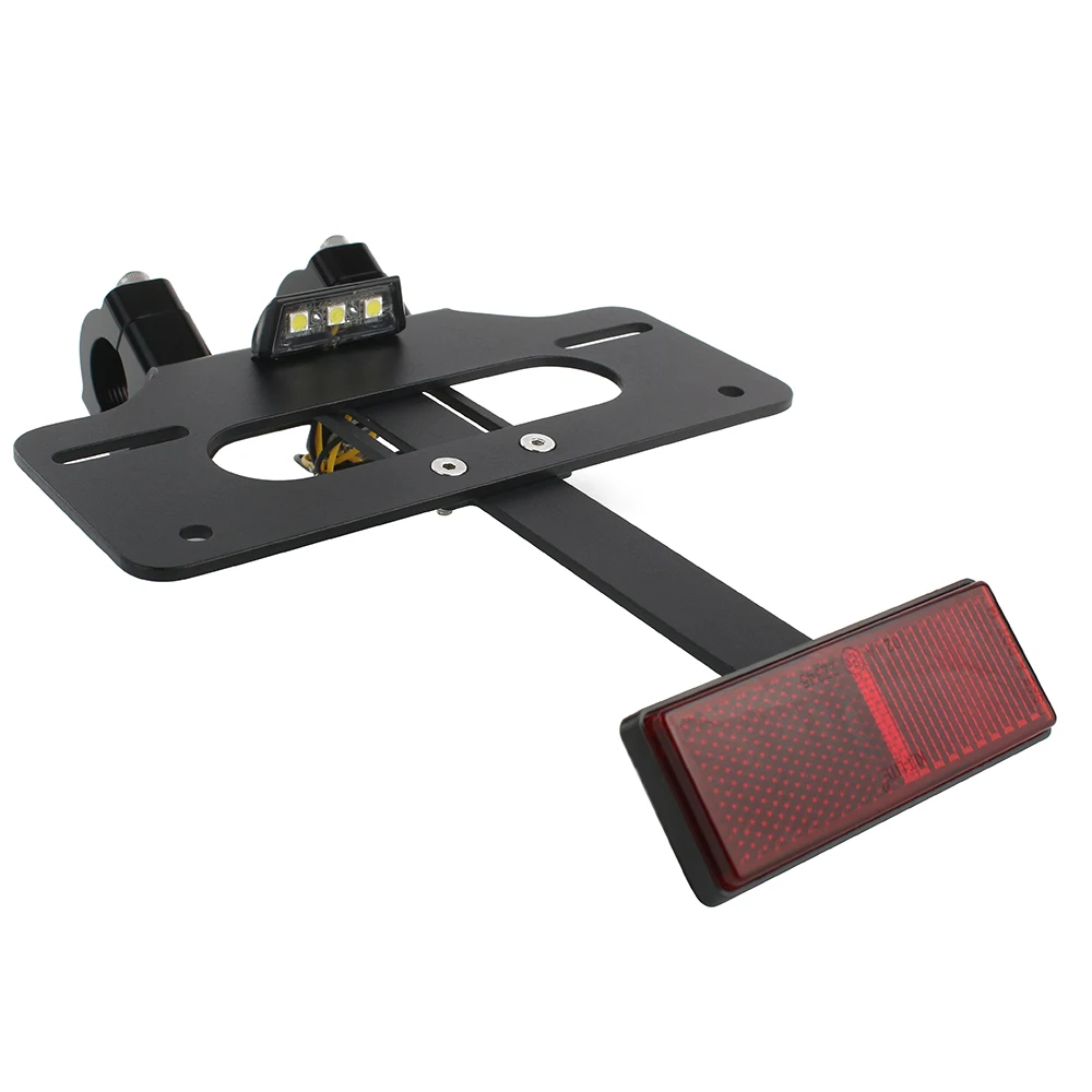 혼다 러커스/Zoomer NPS50 2003-2025 용 오토바이 라이센스 플레이트 홀더 후면 테일 라이트 브래킷 마운트 깔끔한 펜더 제거기