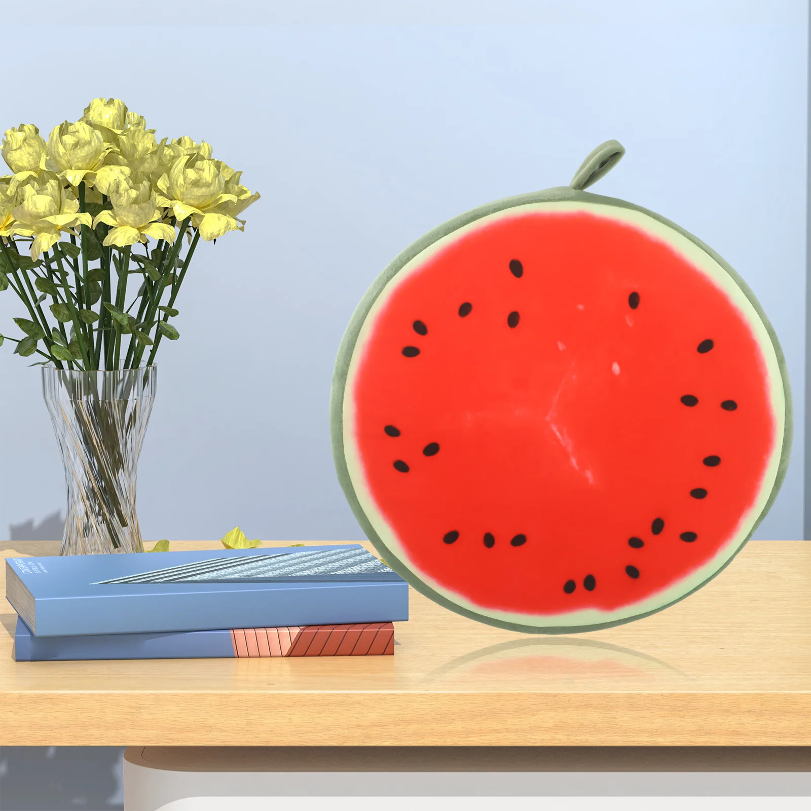 

Seat Cushion Fruit Shape Round Bolster Sofa-cushion Back And Head Pillow Home Decoration Cute Plush Toys Home Textile