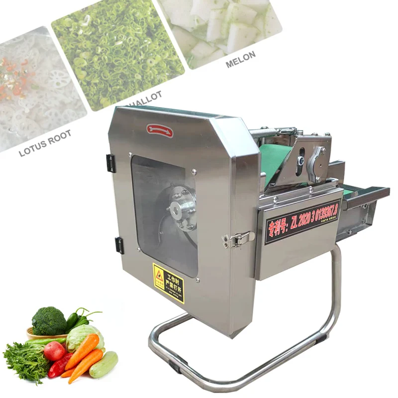 

Luxury Quality Automatic Vegetable Slicer Capsicum Lemon Slice Machine Ginger Radish Shredded Machine