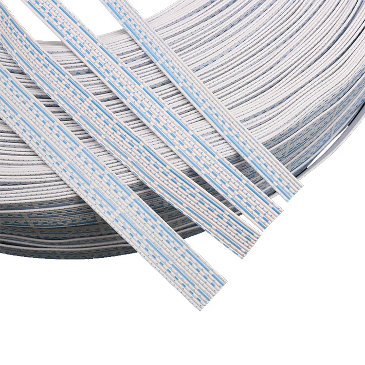 1m Ul2468 Flat Ribbon Cable 26 24awg Blue White Red White Pvc Ribbon Cable 4p 5p 6p 7p 8p 9p 10p 12p Led Display Screen 2.54mm - Cable Sleeves - AliExpress