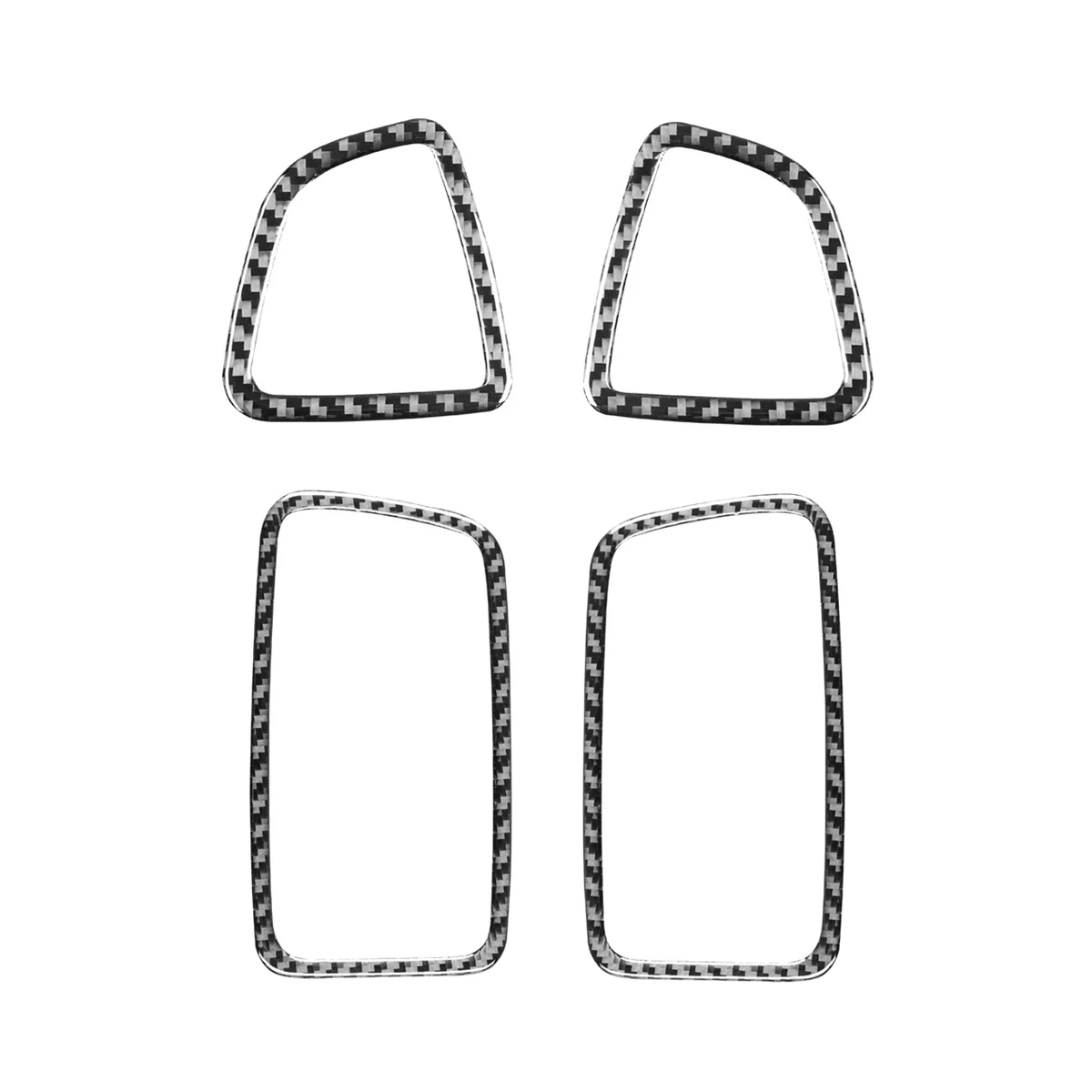 Per Chevrolet Colorado 2015-2022 Soft Carbon Fiber Car Side Air Outlet Vent Cover Sticker Trim Accessori