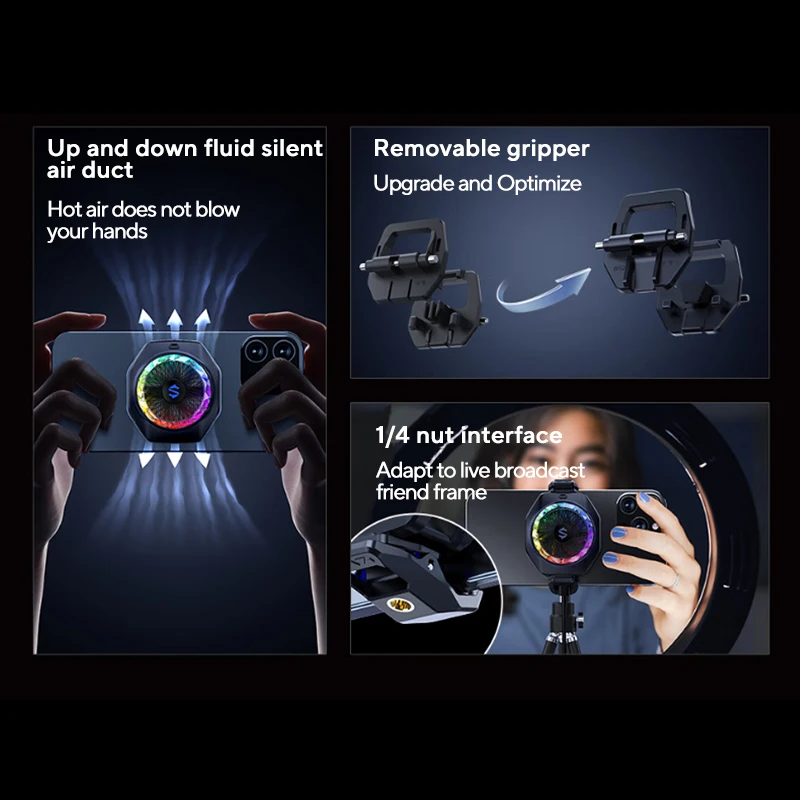 Original Black Shark FunCooler 5pro MAGNETIC 5 Fast Phone Cooler