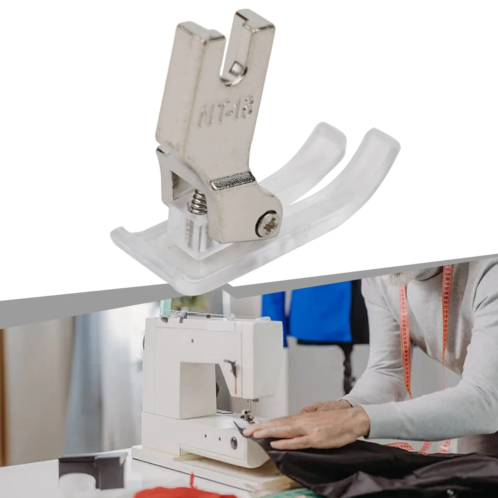 Flat Presser Foot Lockstitch Exquisite Workmanship Flat Presser Foot Transparent Plastic Base Plate Exquisite Workmanship 5