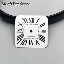 27mm Single Calendar Square Watch Dial for Santos Mechanical Timepieces (No.1)