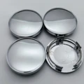 4pcs 58mm Silver Cap