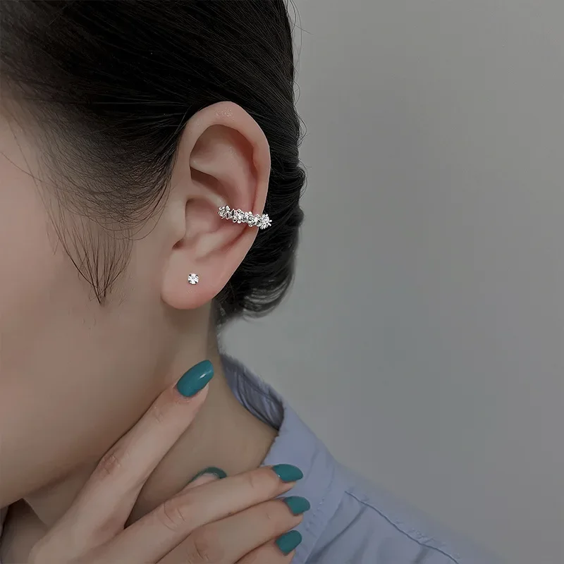 Clip Earrings 1 Pcs Irregular Star For Women No Piercing Ear Cuff Jewelry