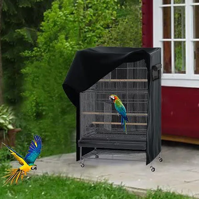 Kültéri Madár Borítva Háztartás Napi Kémiai Burkolat Por Borítás Bevont Ezüst Eső És Harmatnapok Állati Ketrec Lombkorona - Image 3