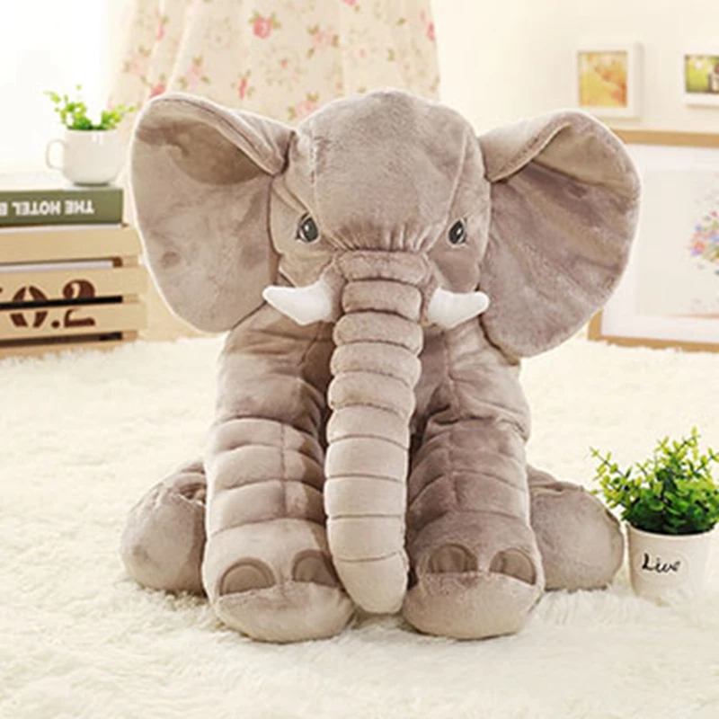 

Elephant Height Large Plush Doll Toy Kids Sleeping Back Cushion Cute Stuffed Pillow Baby Xmas Gift