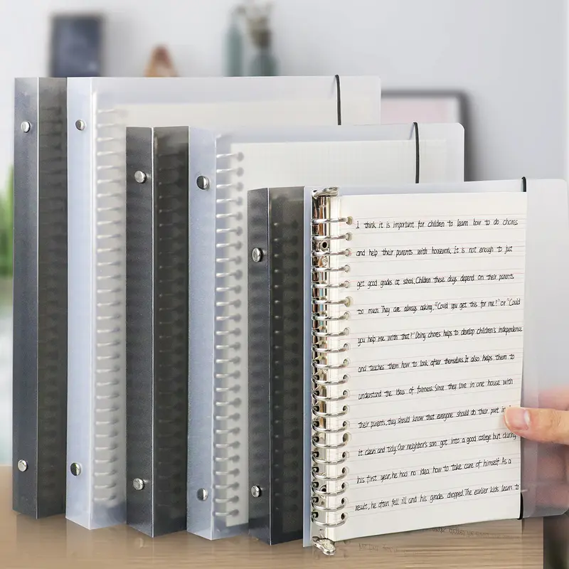 A4/B5/A5 Loose Leaf Refill Binder Notebook Blank/Line/Grid/Cornell Replacable Metal Ring Office&School Supplies Stationery - Image 6