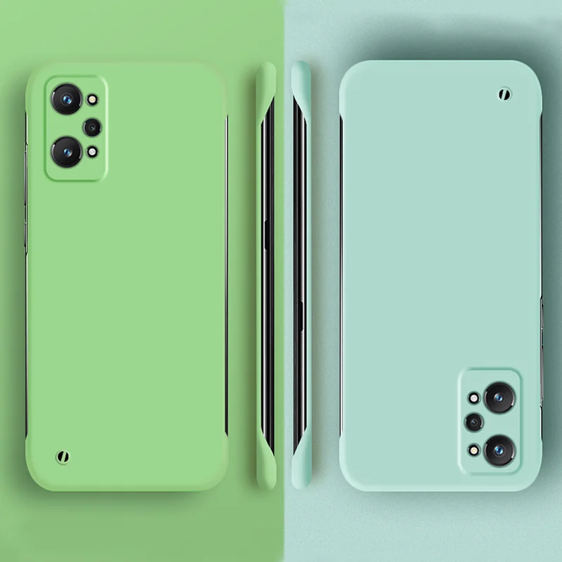 Ultra Slim Matte Colorful Frameless Hard PC Phone Case