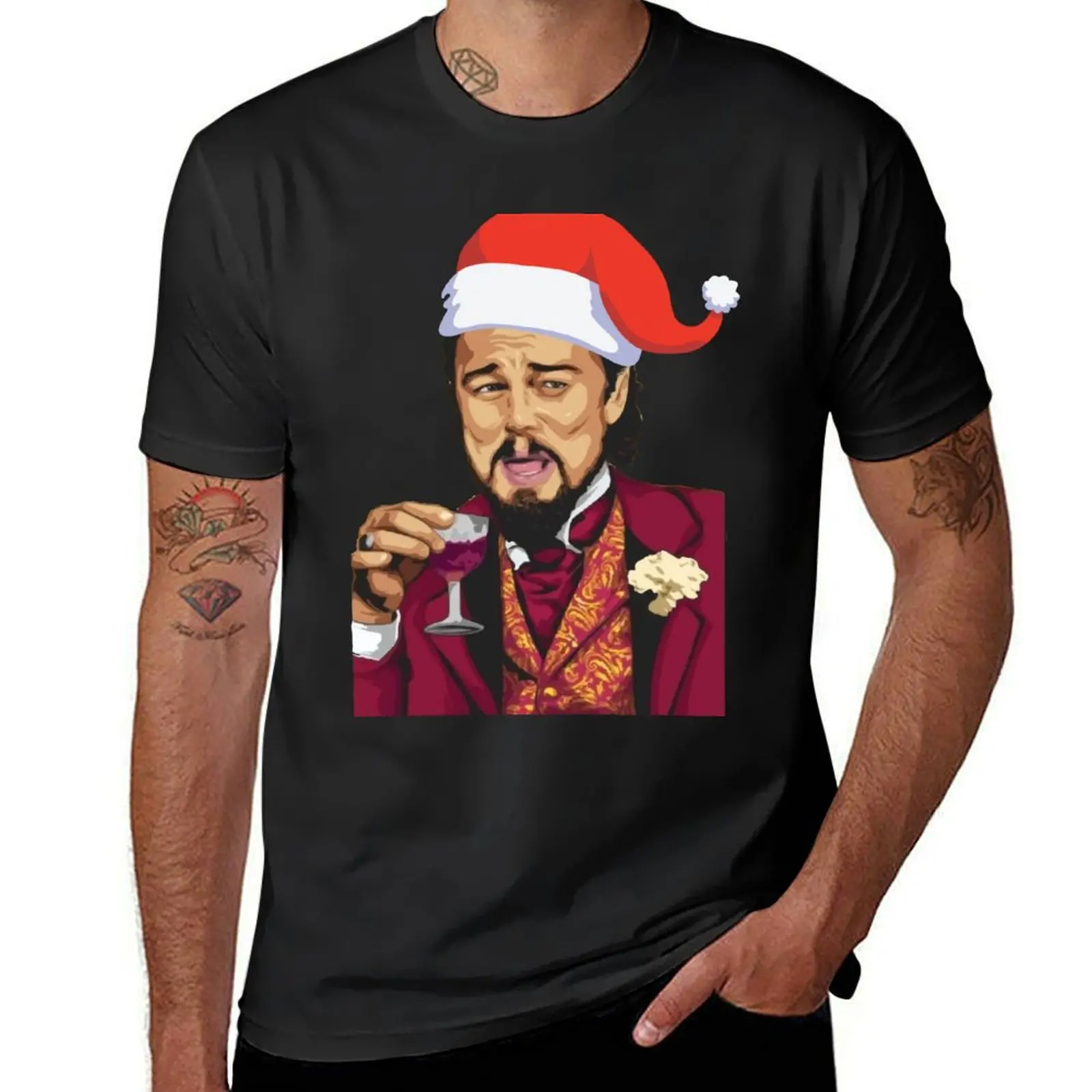 

Christmas Leo T-Shirt plus size tops hippie clothes customs workout shirts for men