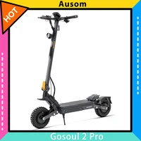 Trottinette électrique Ausom Gosoul 2 Pro à double moteur, moteur 1000W*2, batterie 48V 18Ah, pneus de 10 pouces, vitesse maximale de 60 km/h, autonomie de 90 km, frein à disque avant et arrière, double suspension avant, déverrouillage NFC 1
