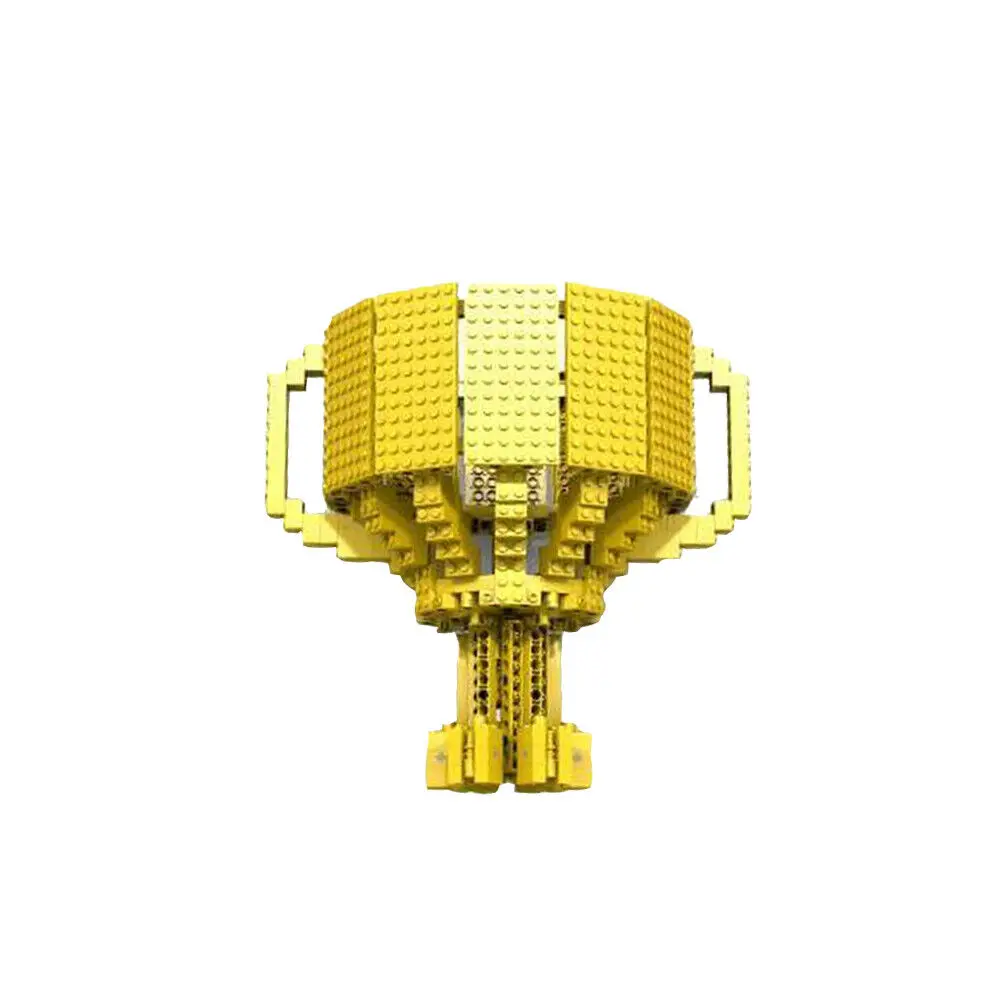 

Gold Trophy Using Bricks and Liftarms Building Toys Set 390 Pieces MOC Build