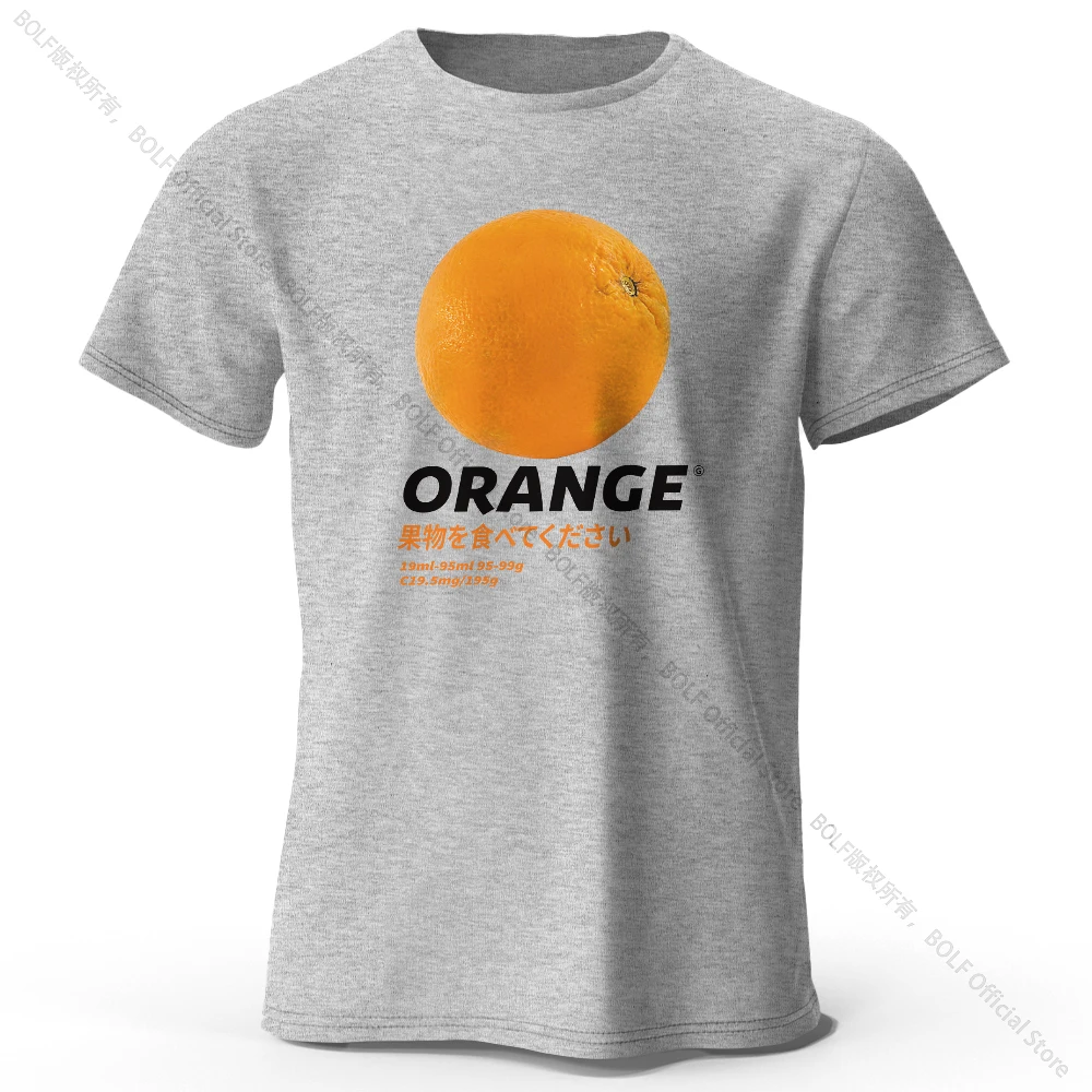 Fresh & Vibrant Orange Fruit Print T-Shirt - Soft & Comfortable Pure Cotton Summer Top