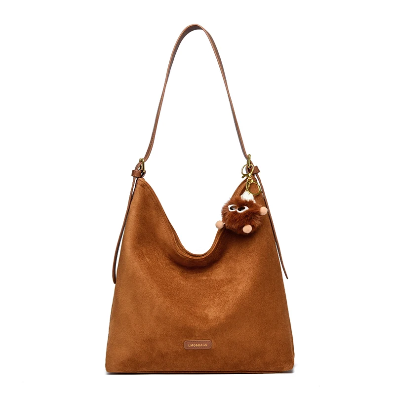 حقيبة هوبو جلد شمواه A4 أصلية