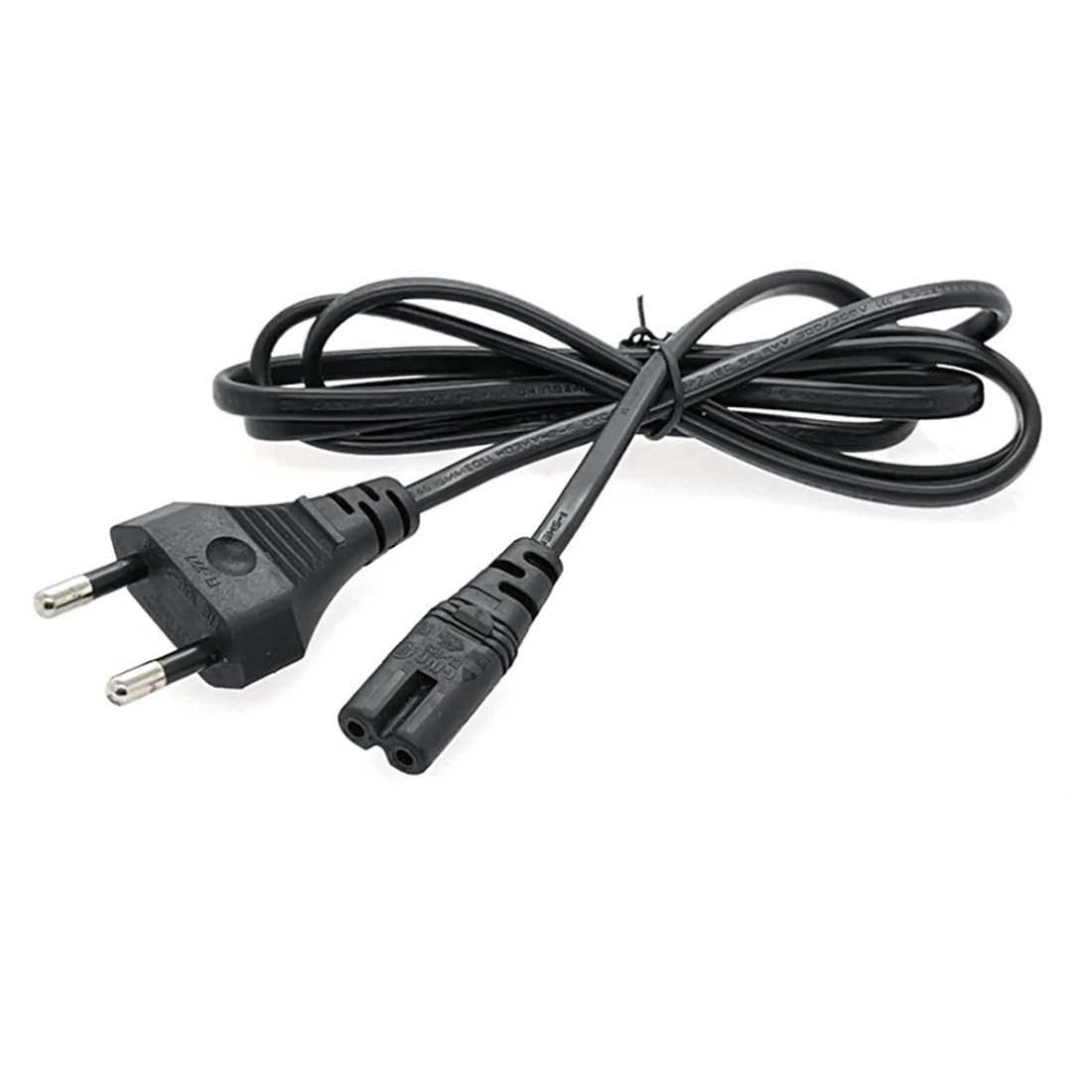 X12A Universal Power Cable 1.5M 2-Hole Charging Cable 8-Character Tail for LED LCD TV Samsung Printer Power Cord EU Plug