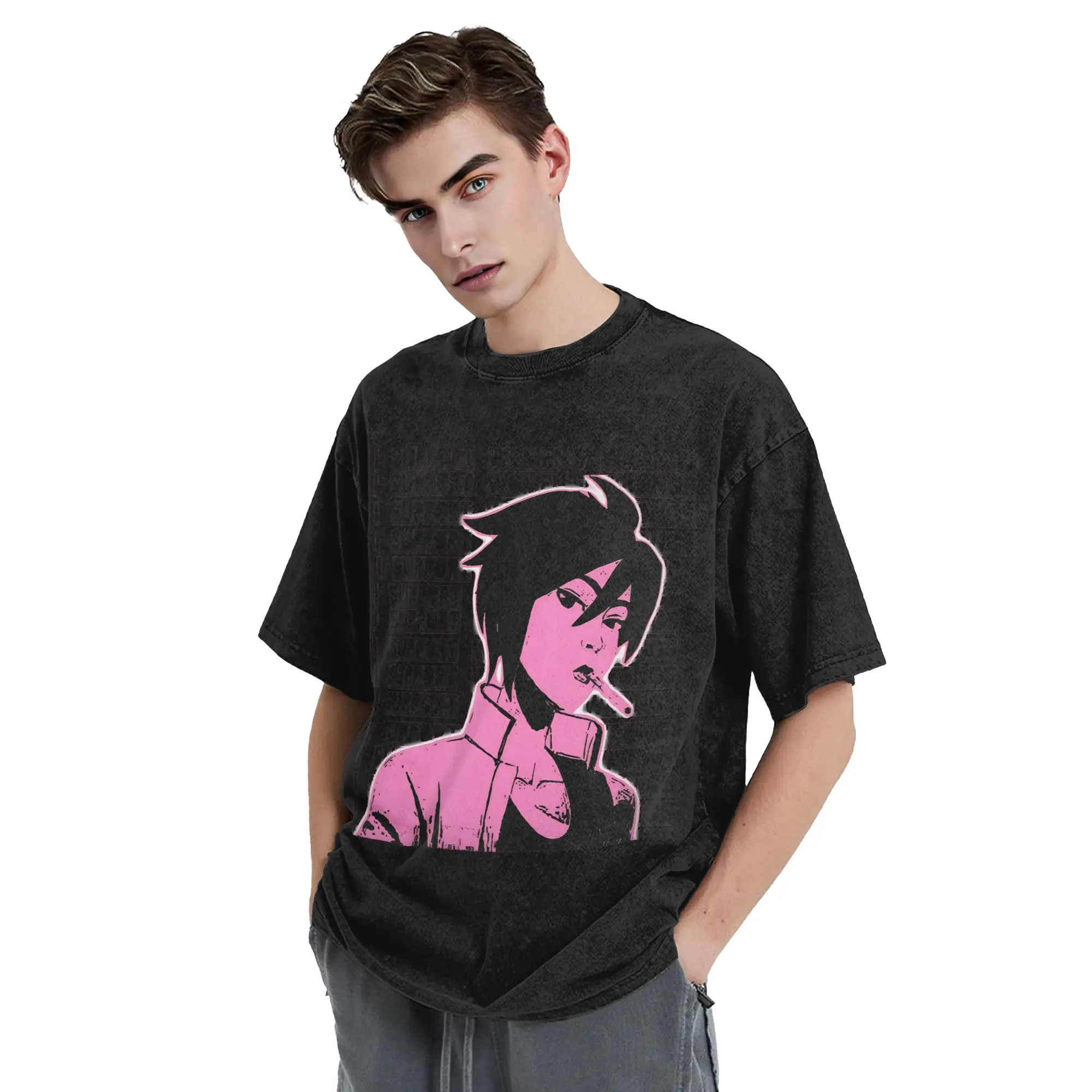 Versand Spiel Männer T Shirt Gewaschen Casual T Shirt Kurzarm Rundhals T-Shirts Baumwolle Geschenk Idee Kleidung – Detail 5