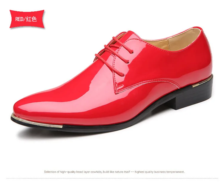 Quality Patent Leather Shoes Man | Black Patent Leather