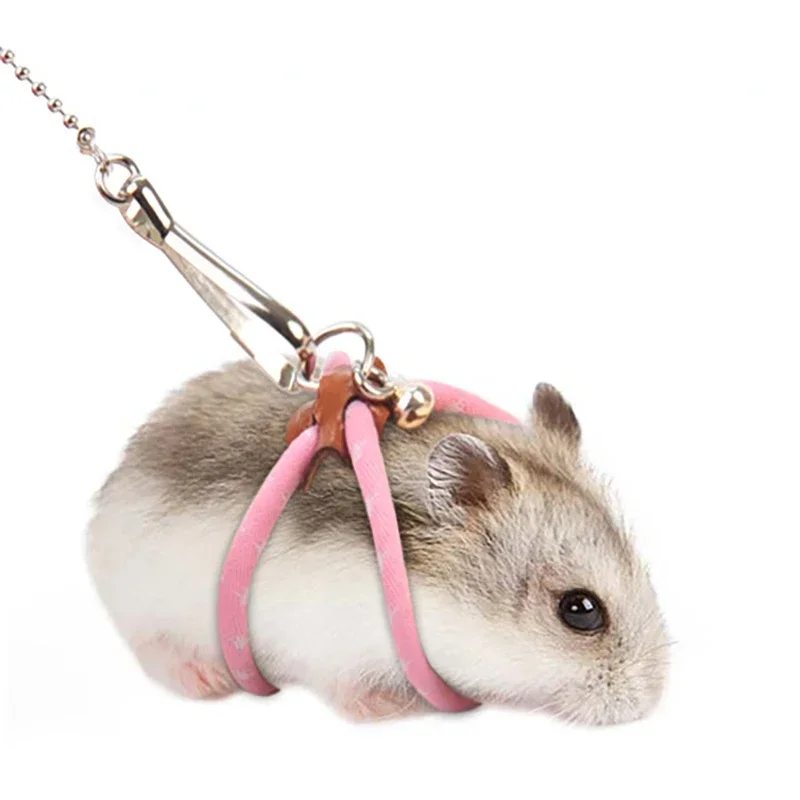 New Small Pet Adjustable Soft Harness Leash Bird Parrot Mouse Hamster Ferrets Rat Pet Pig Leash Guinea Pig Accessories pet harness rabbit harness and leash set rabbit harness set small pet leash