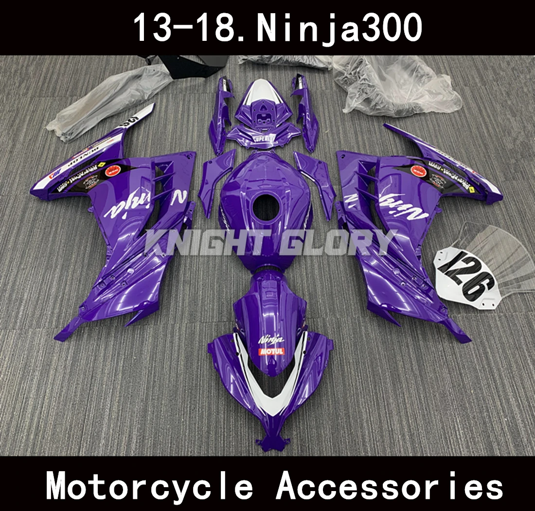 

New ABS Injection Molding Fairings Kits Fit For Ninja 300 EX 300 2013 2014 2015 2016 2017 Bodywork Set