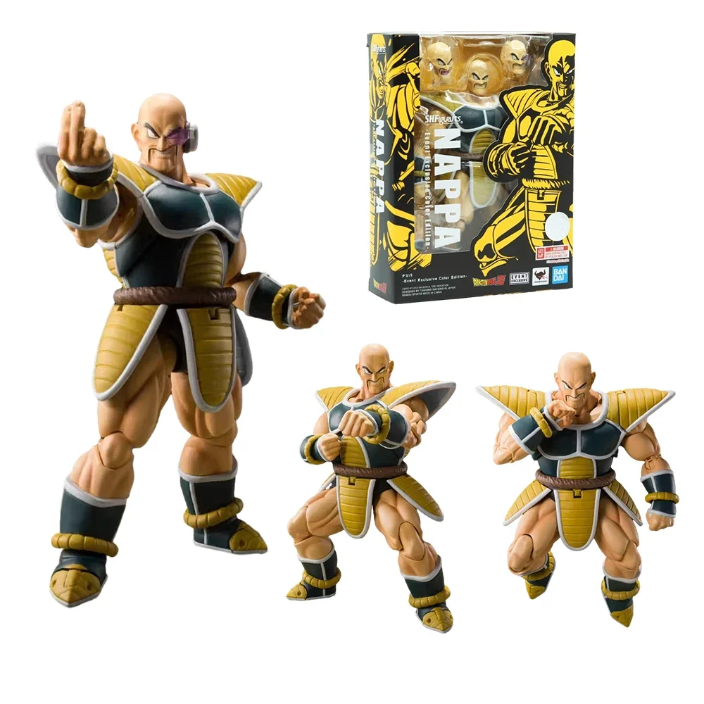 

Original Bandai Shf Nappa Action Figure Dragon Ball Z Figures S.H.Figuarts Nappa Event Exclusive Color Edition Model Doll Toys