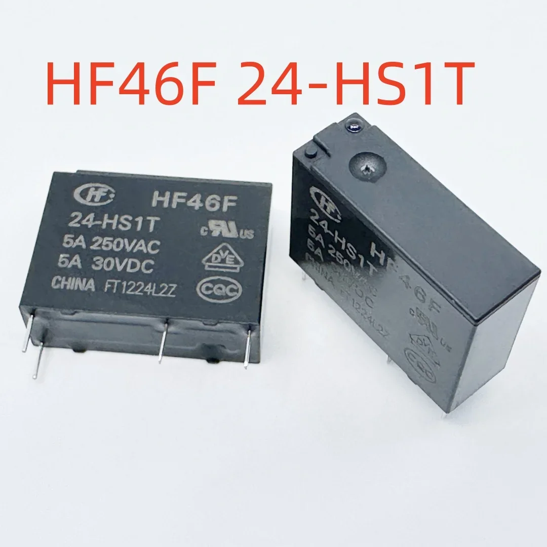 HF46F-G 5/9/12/24-HS1/H1/HS1T/(610)/(335) HF46F-G 12-HS1TF 46F1-5V/9V/12V/24V-3A/5A/7A/10A Relay 4pins