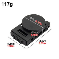 Adjustable Magnetic Belt Buckle with Portable Rubber Wrap and Suction Cup (With lock 55mm)
