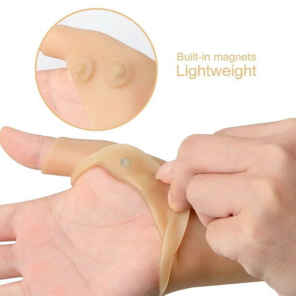 Wrist Brace Wrist Guard Wrist Support Wrist Support Band 1PC Magnetic Therapy Wrist Hand Thumb Brace Support Weight Lifting Silicone Gel Carpal tunnel wristband For Sports Protection