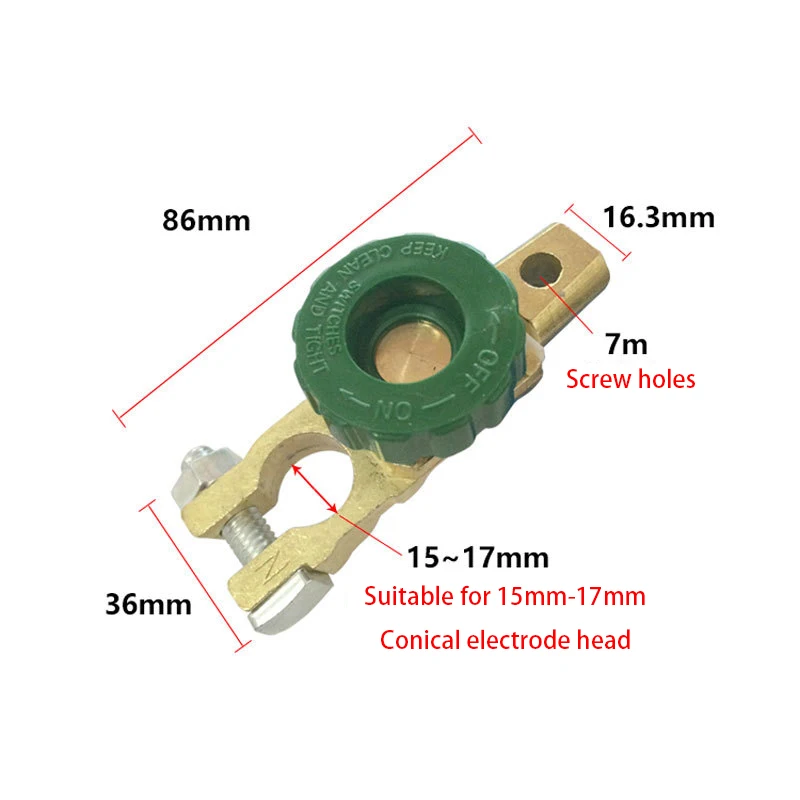 Auto-und Motorrad-Batterie isolation schalter Batterie klemmen anschluss  Auto-Ramm kopfst ecker Batteries chutz Autoteile - AliExpress