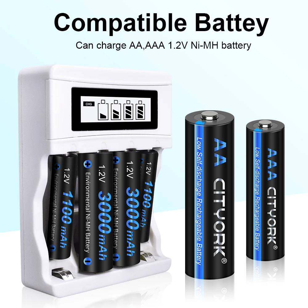 Batería AAA Recargable 1.2 V - 1100 mAh (Par)