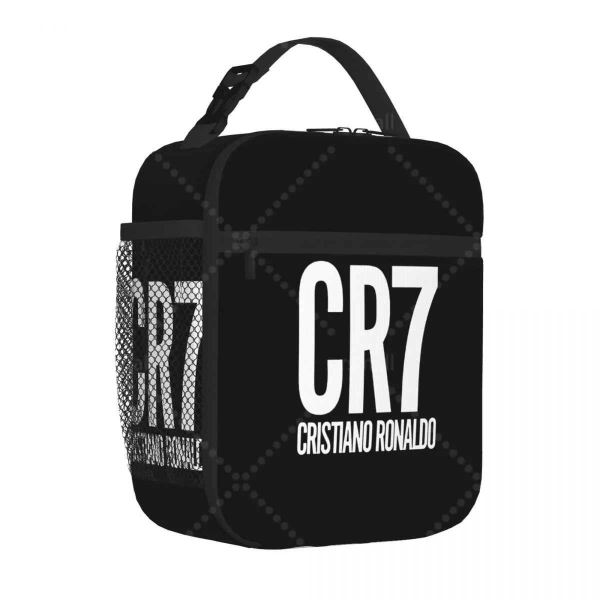 Cristiano Ronaldo CR7 점심 가방 재사용 가능한 휴대용 쿨러 열 도시락 상자 작업 여행 피크닉을위한 옥스포드 도시락 토트 백