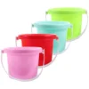 4 Pcs Magnetic Beach Bucket Plastic Barrel Child Toy Toys Kids Bulk Buckets for Children Sand Mini 1