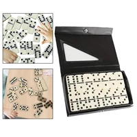 14PCS Double Six Domino Set Entertainment Leisure Travel Fun Table Game Domino Toy Children's Puzzle Toy Gift 2