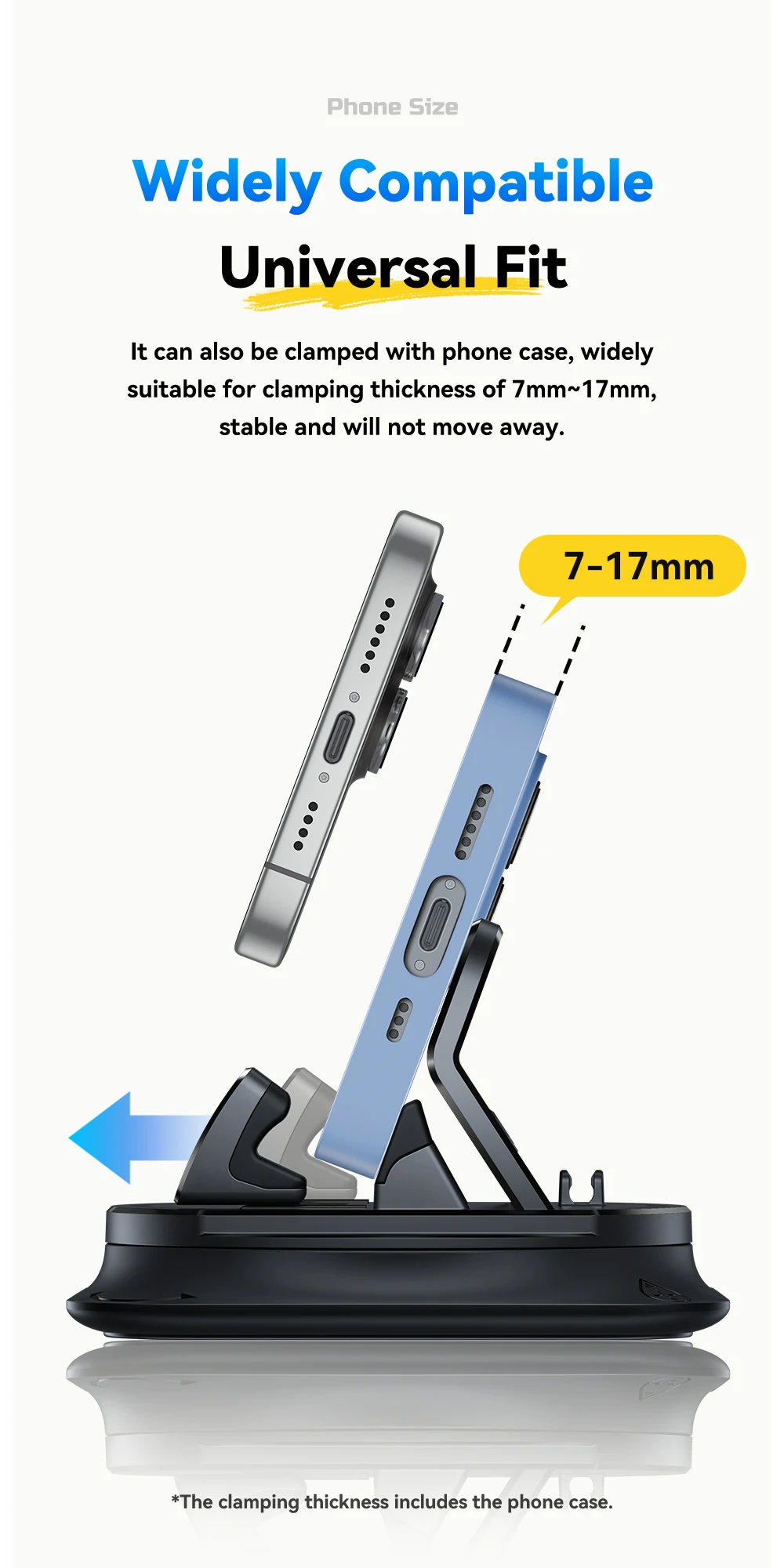 Essager Anti-slip Car Silicone Holder 360 Degree Car Dashboard Stand Cell Phone