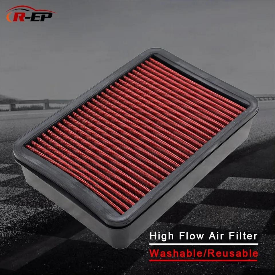 Auto Auto Motor Luchtfilter, Universele Auto Modificatie High Flow Inlaat Luchtinlaat Ronde Kegel Luchtfilter Cleaner, Gemodificeerde Auto Luchtfilter(100 mm