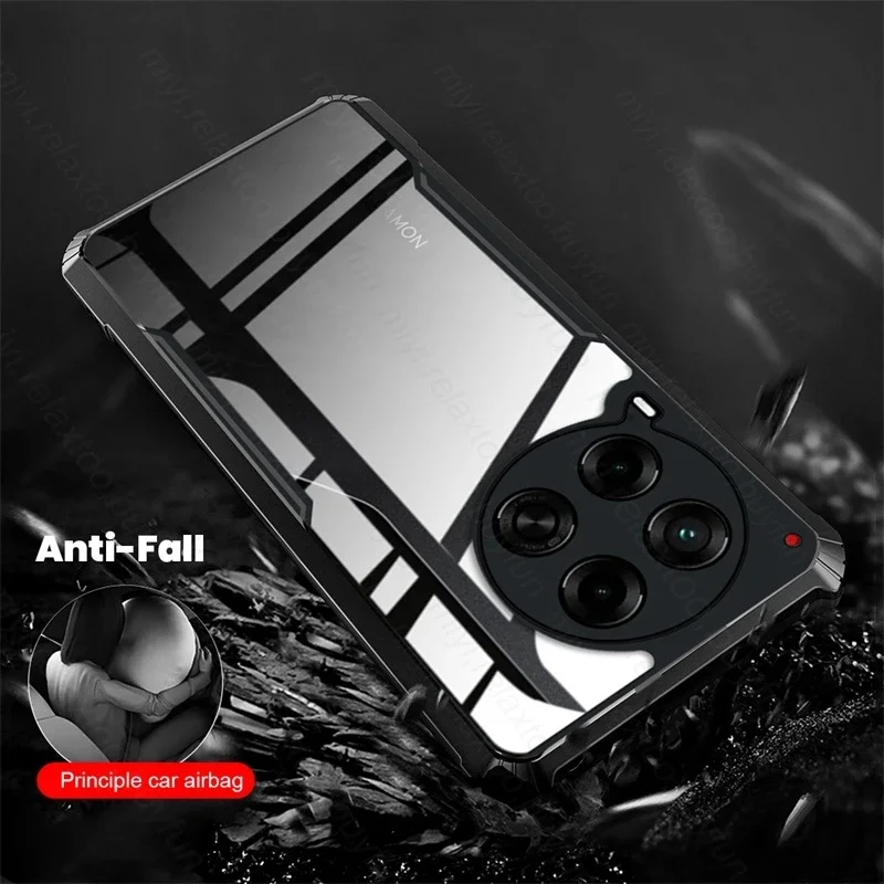 Transparent Acrylic Armor Shockproof Case - TPU+PC Protective Cover, 6.78